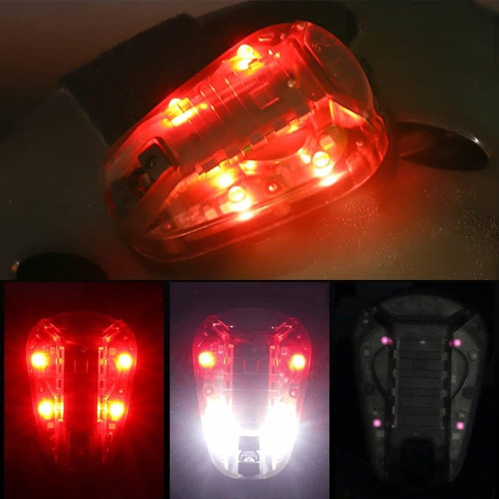 MiOYOOW Taktisches Helmlicht Erkennungslicht taktisches IR Blitzlicht LED Klipp Lichter für schnelle