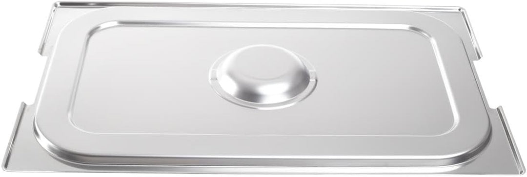 Deckel für GN Behälter 1/1 aus Edelstahl - mit Aussparung für Fallgriffe
