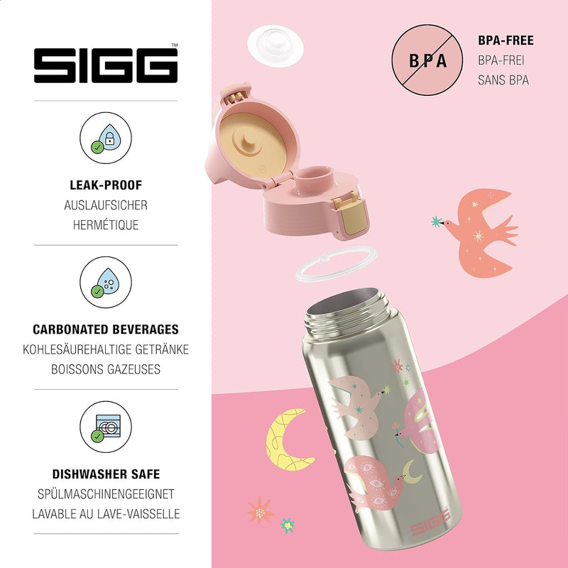 SIGG - Isolierte Trinkflasche Kinder - Shield Therm ONE - Für Kohlensäurehaltige Getränke Geeignet -