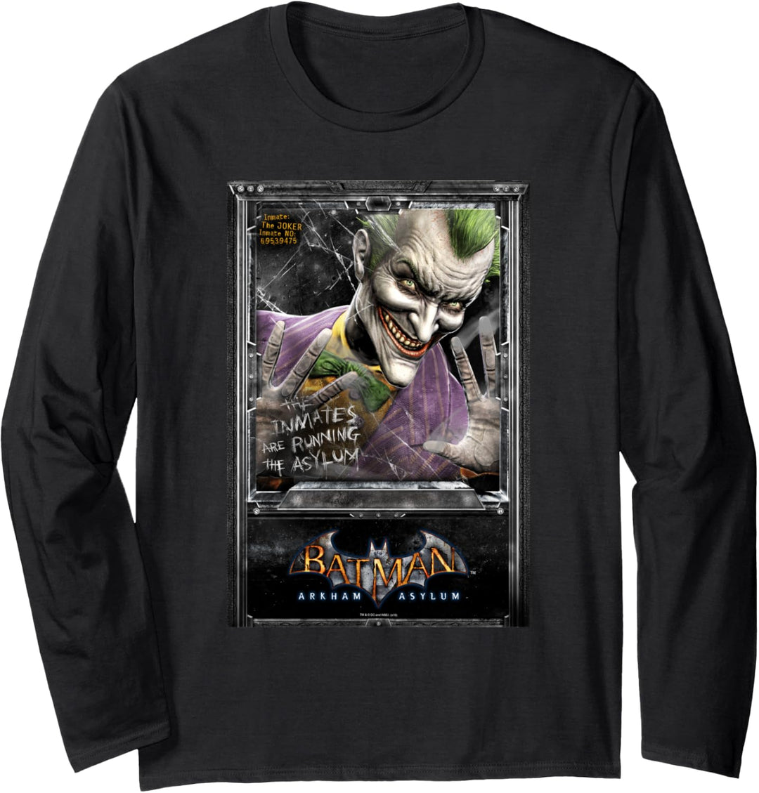 Batman: Arkham Asylum Joker Langarmshirt