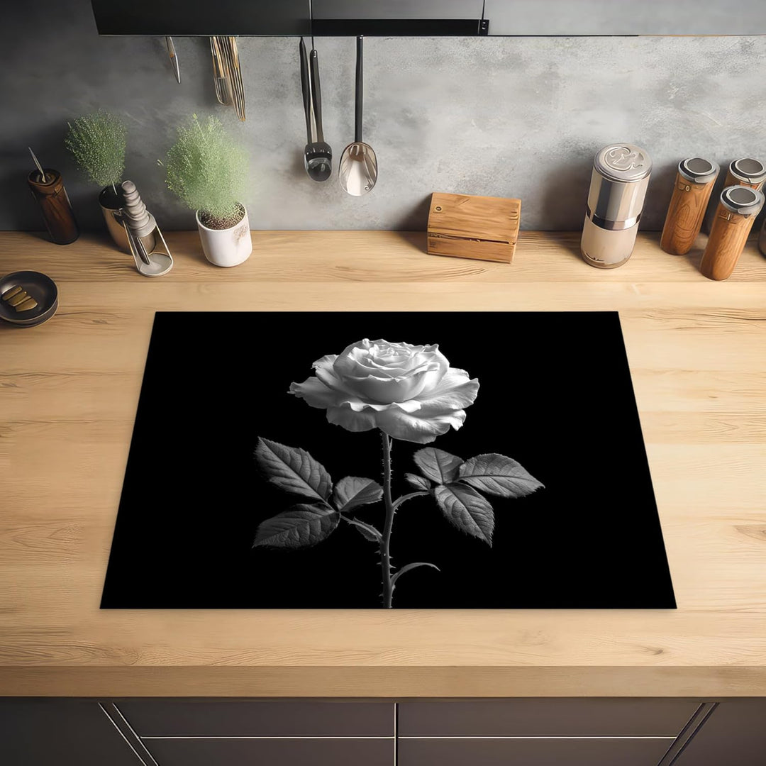 Herdabdeckplatte Einteilig Küche Herdabdeckung Induktionsfeld Ceranfeld Herdabdeckplatten Vinyl Matt