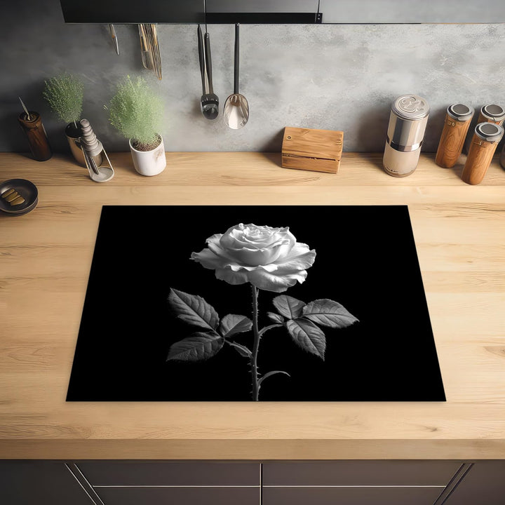 Herdabdeckplatte Einteilig Küche Herdabdeckung Induktionsfeld Ceranfeld Herdabdeckplatten Vinyl Matt