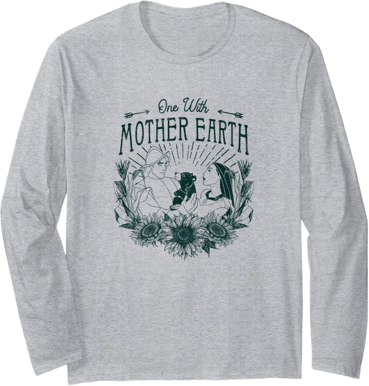 Disney Pocahontas One With Mother Earth Langarmshirt