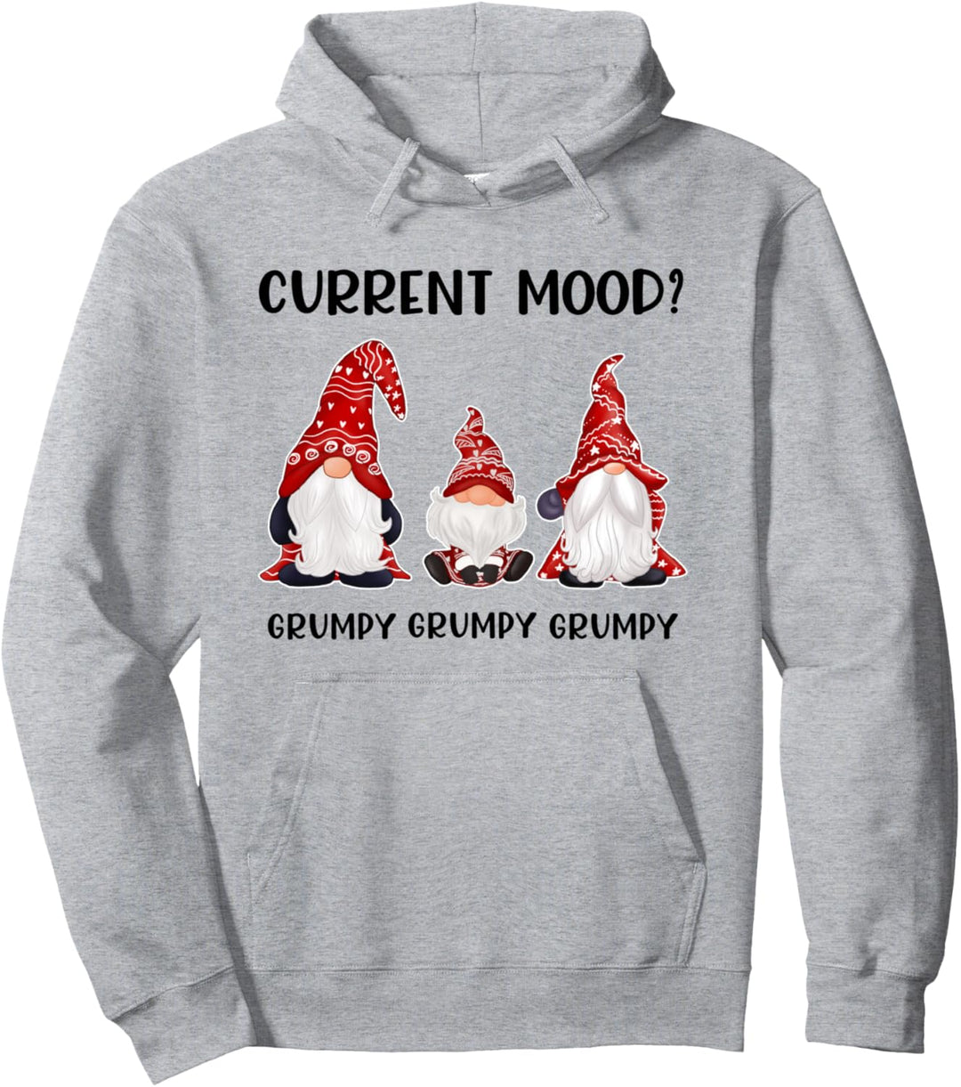 Weihnachtszwerg mit mürrischer Stimmung Pullover Hoodie