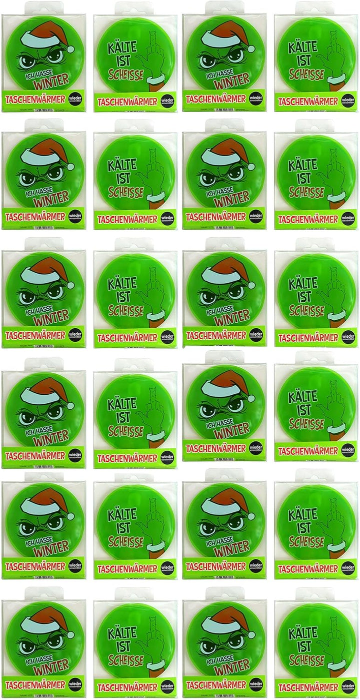 Freche Taschenwärmer Festtags-Muffel mit lustigem Anti-Weihnachts-Design wiederverwendbar - Lustige