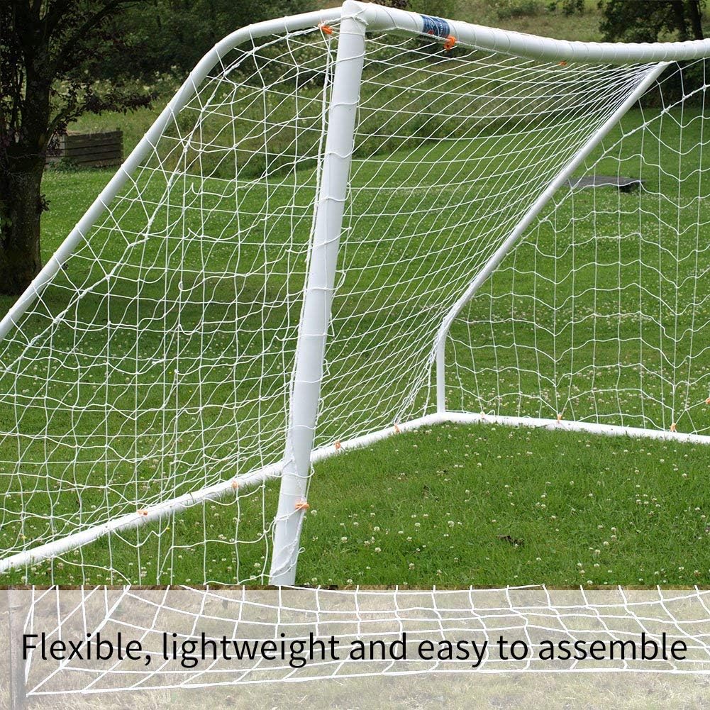 Fussballtornetz, 3x2m Fussballtor Netz Polypropylenfaser Outdoor Fussballnetz für Fussball Matches,