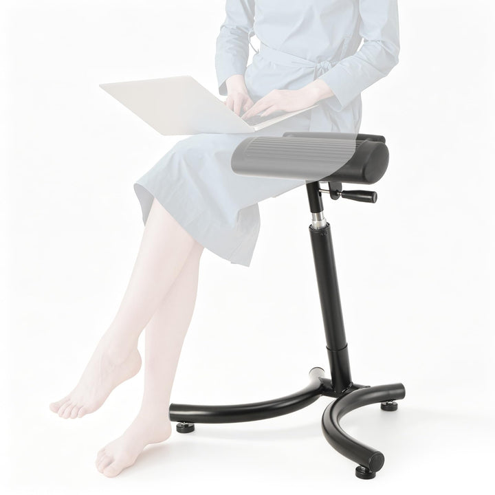 Stehhocker Ergonomischer Hocker, Hartschaum Büro Stehhilfe 150 kg