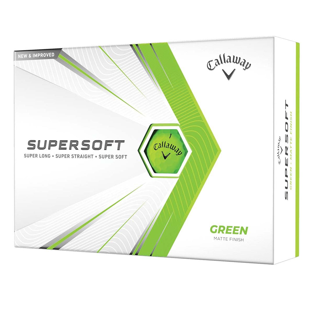 Callaway Golf Supersoft Matt Golfbälle 2021 Supersoft Matt Verde, Supersoft Matt Verde
