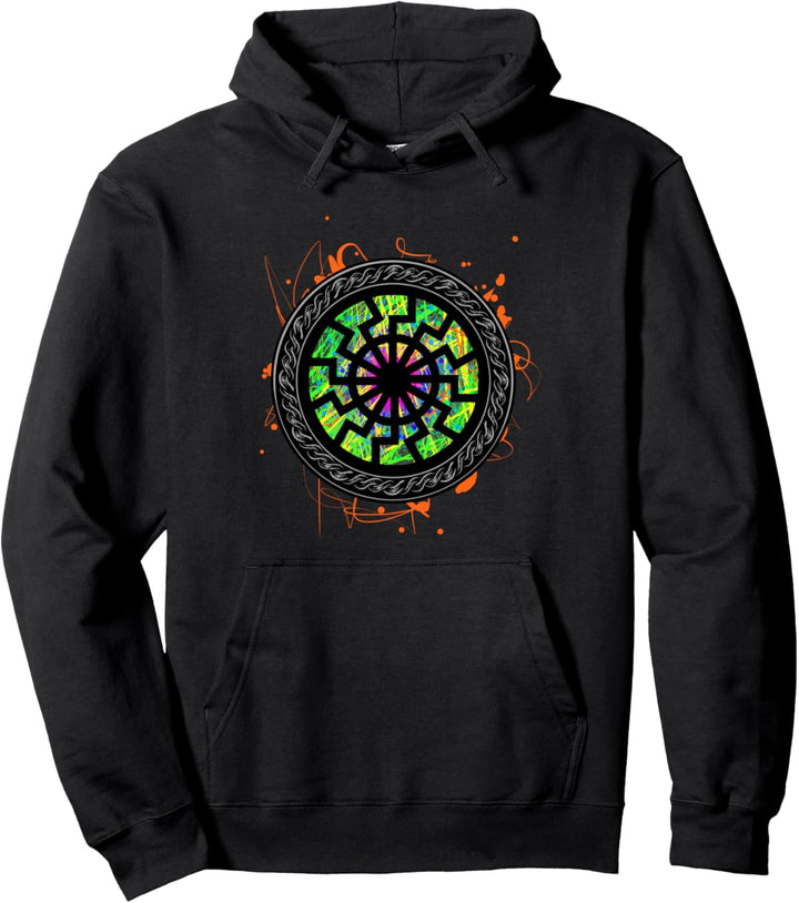 Viking Warrior Shield Geschenk Mythologie Viking Pullover Hoodie