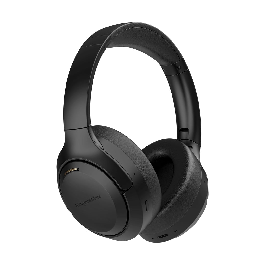 Krüger&Matz Drahtlose Ohrhörer mit ANC F8A Eingebautes Bluetooth Mikrofon 5.4 Schwarz