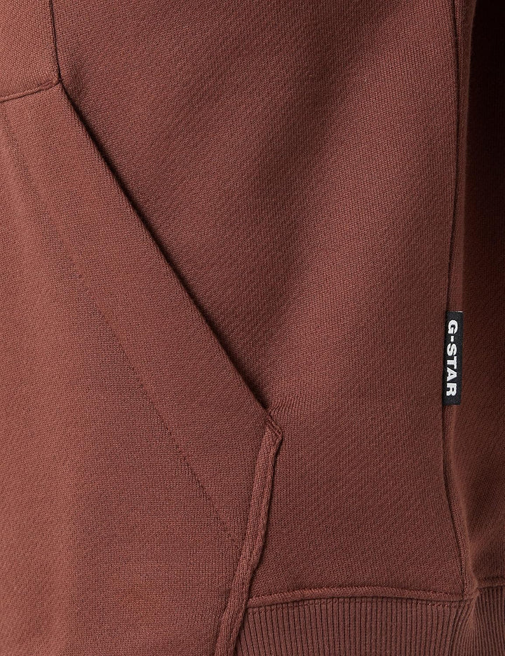 G-STAR RAW Herren Double Pocket Loose Hooded Sweatshirt Sweats XL Braun (Chocolate Lab D22011-c988-d