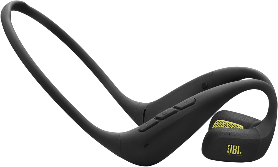 JBL Endurance Pace Open-Ear-Sport-Kopfhörer mit Bluetooth, Schwarz/Limette | 10 Stunden Akkulaufzeit