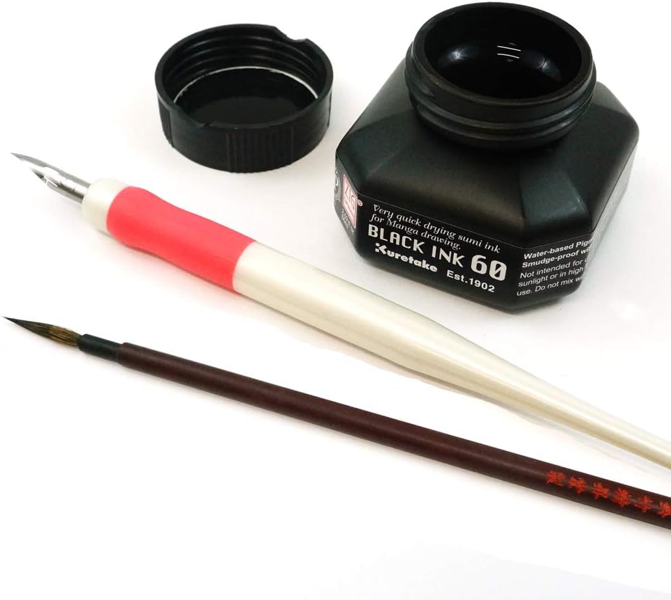 ZIGCARTOONISTBLACKINK6060mlCNCE104-6 Kuretake (Japan-Import)