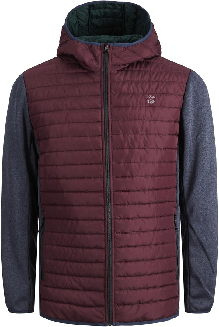 JACK & JONES Softshell Stepp Jacke Kapuze Funktions Outdoor Blouson Übergangs Jacket Regular Fit JJE