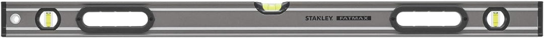 Stanley Fatmax Wasserwaage Pro (90 Cm Länge, Horizontale/Vertikale Libelle, Schutzkappen, Bi-Materia