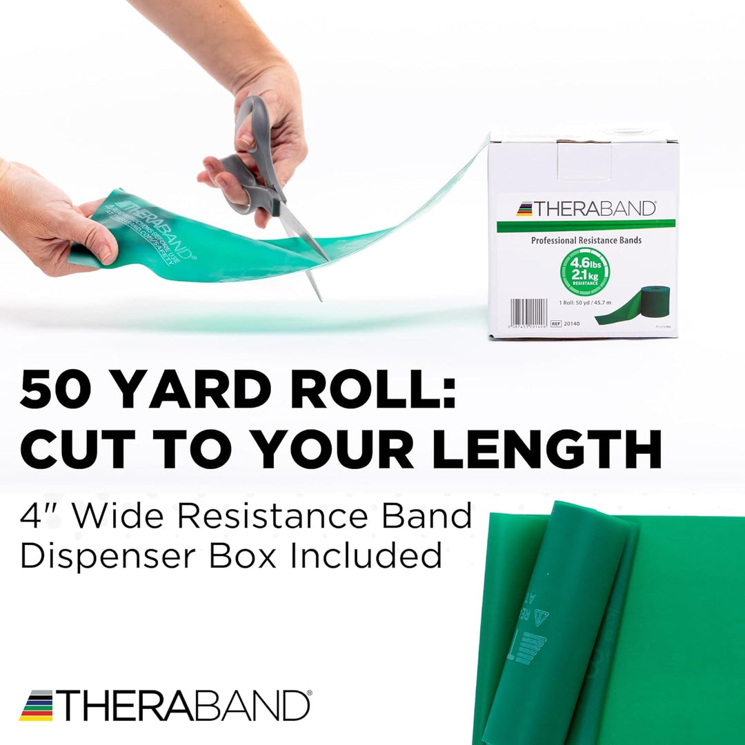 Cando Thera-Band Exercise Band-50 Yard Roll grün 1 Stück (1er Pack), grün 1 Stück (1er Pack)