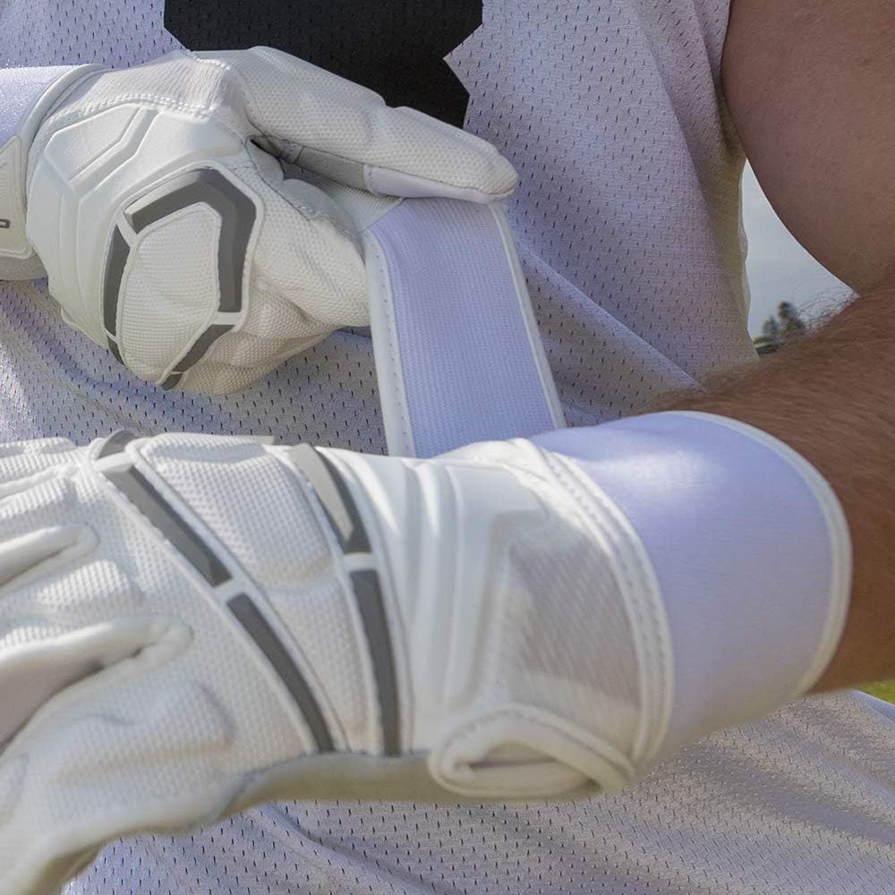 Cutters Lineman Gepolsterter Fussballhandschuh Force 3.0 Extreme Grip Fussballhandschuh, Flexible ge