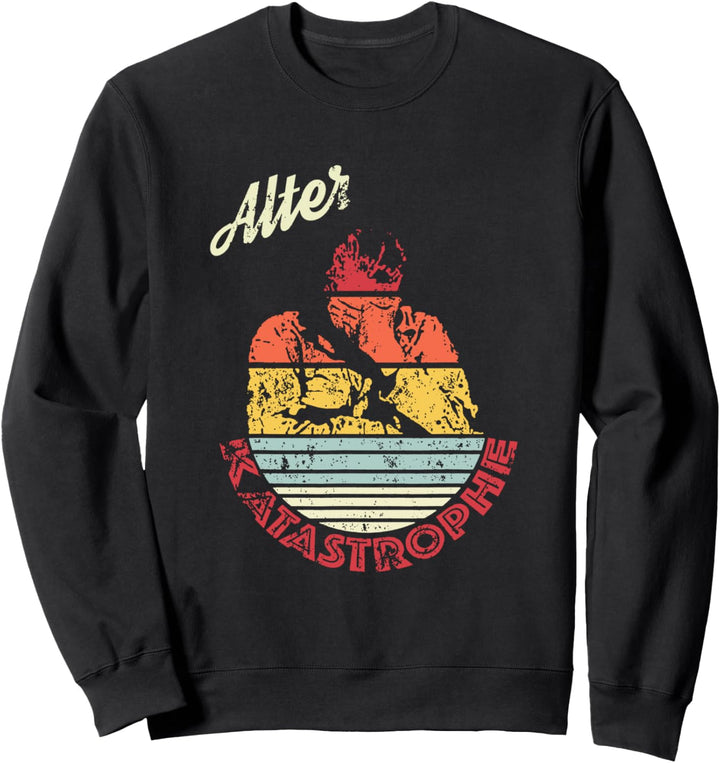 lustiger Vintage Retro Spruch Teenager - Alter Katastrophe Sweatshirt