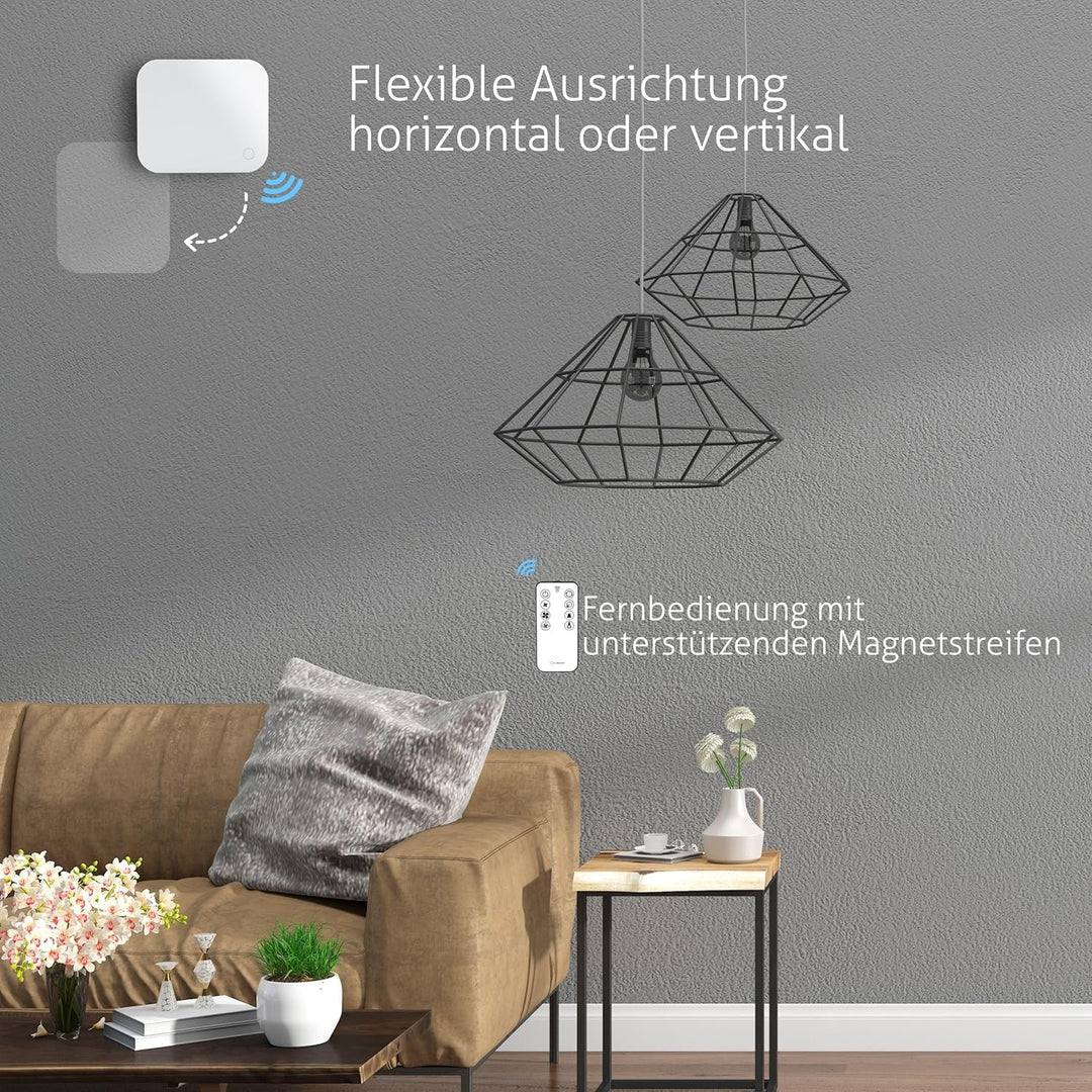 Turbionaire TREND PUR Aussenluftabsaug- und Reinigungsgerät für Dauerbelüftung, HEPA-FILTER, KOHLFIL