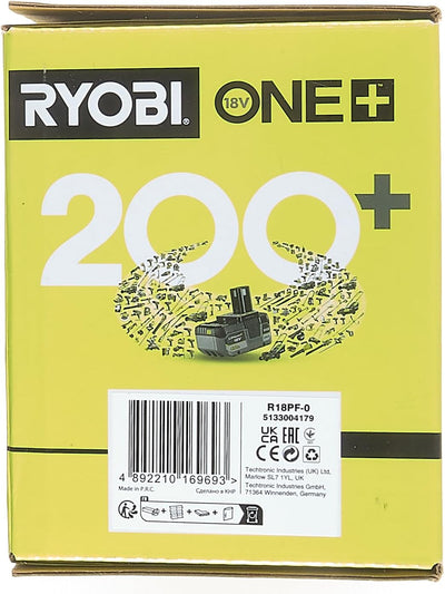 RYOBI 18 V ONE+ Akku-Bandfeile R18PF-0 (Bandlänge 457 mm, Schleifbreite 13 mm, manuelle Geschwindigk