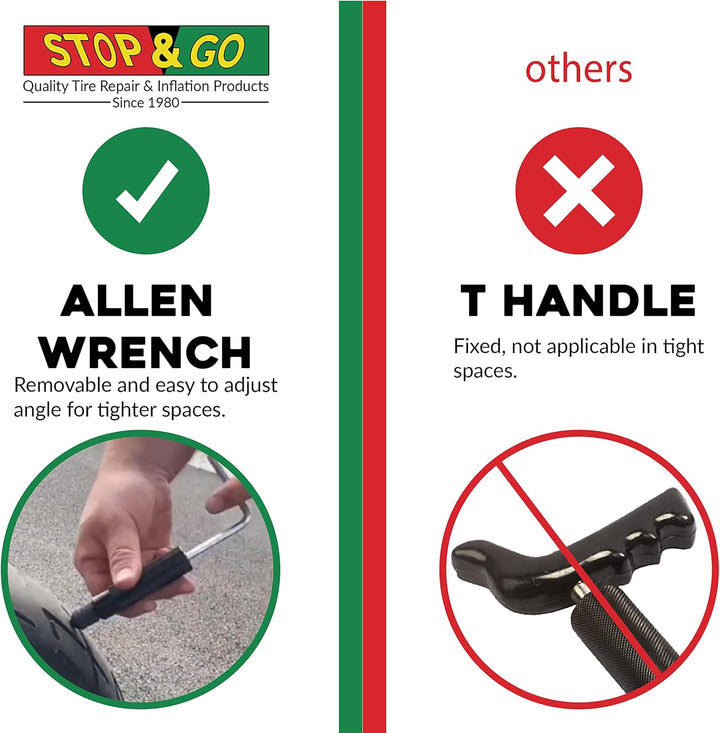Stop & Go 6000 – Reparatur-Set für schlauchlose Reifen
