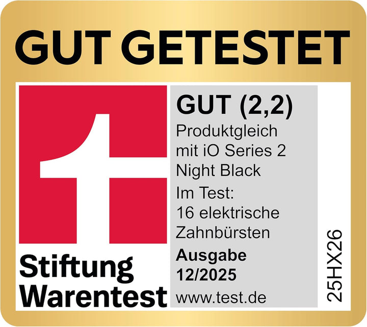 Oral-B iO Series 2 Elektrische Zahnbürste/Electric Toothbrush, 1 Aufsteckbürste, 3 Putzmodi für Zahn