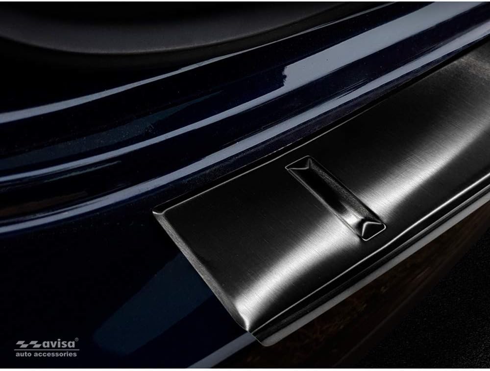 Avisa Schwarz Edelstahl Heckstossstangenschutz kompatibel mit Mercedes GLE II W167 2019- incl. 53 AM