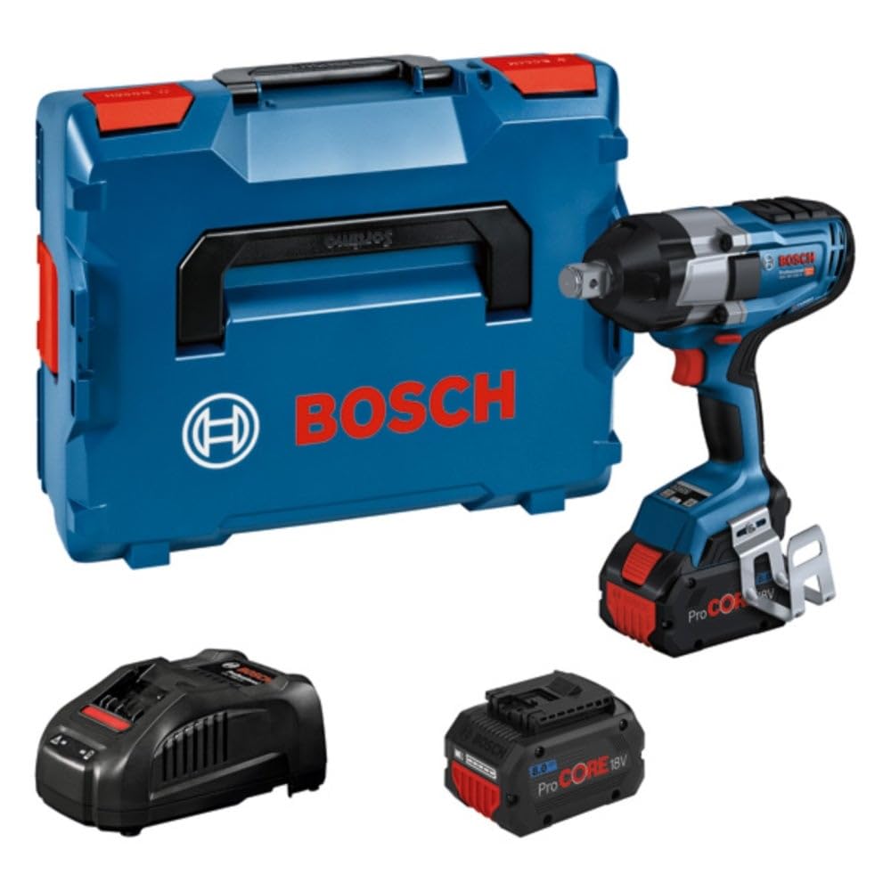 Bosch Professional 18V System BITURBO Akku Drehschlagschrauber GDS 18V-1050 H (inkl. 2x ProCORE 18V