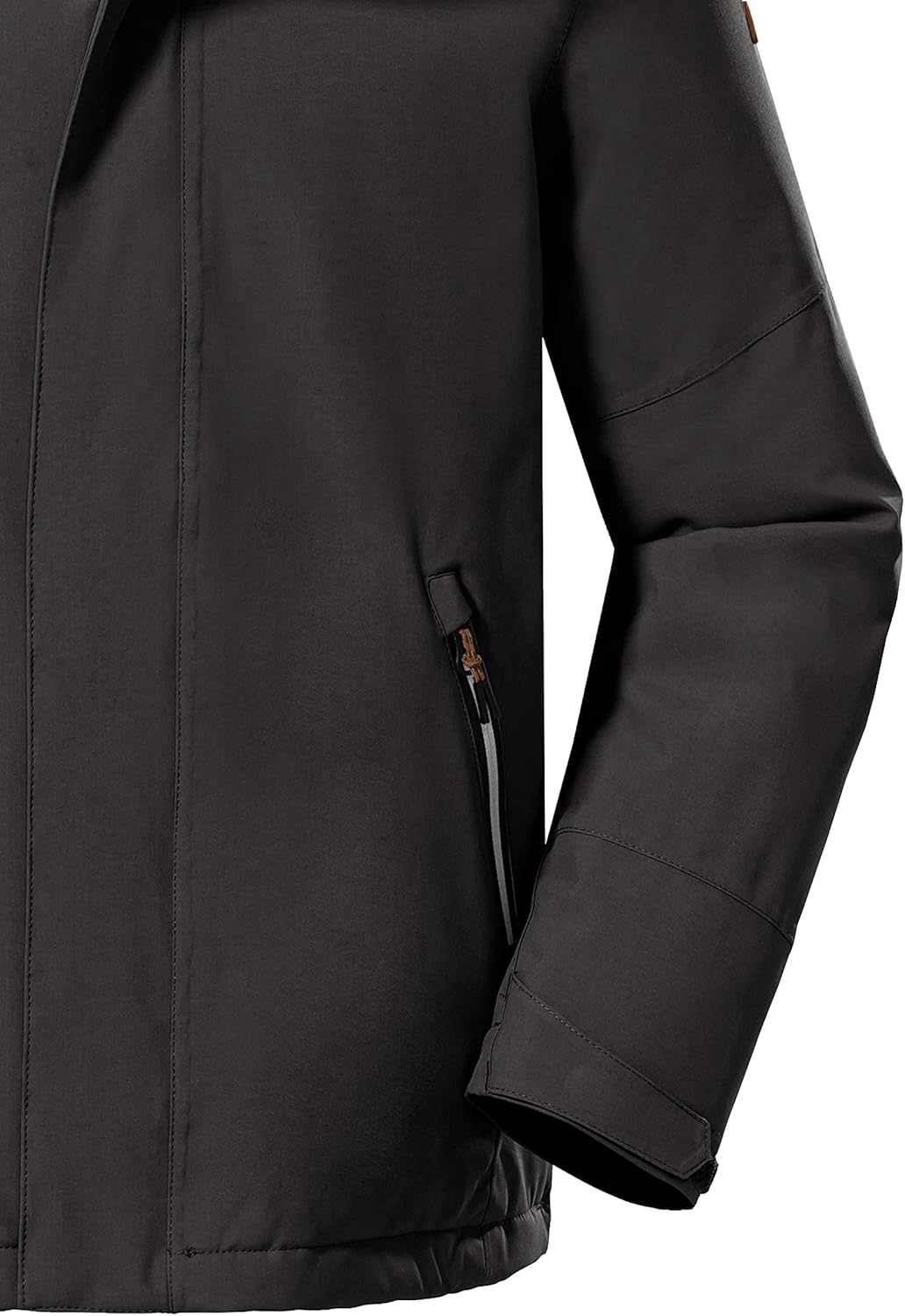 Killtec Jungen Kow 206 Bys Jckt Outdoorjacke/Funktionsjacke mit Kapuze 116 Schwarz, 116 Schwarz