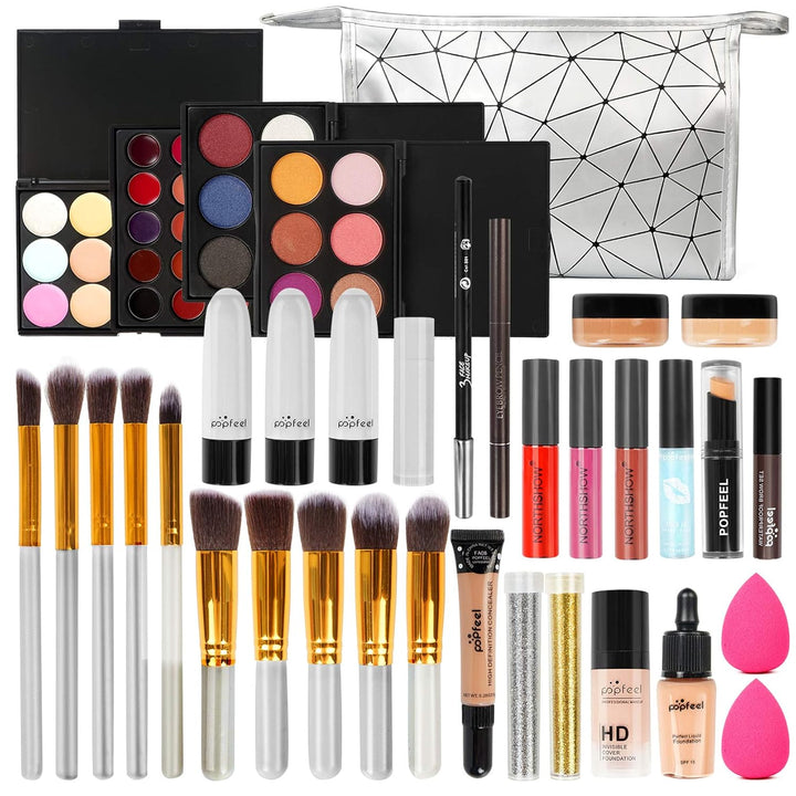 FantasyDay Multifunktions Exquisite Kosmetik Geschenkset Make-up Schmink Kit für Gesicht, Augen und