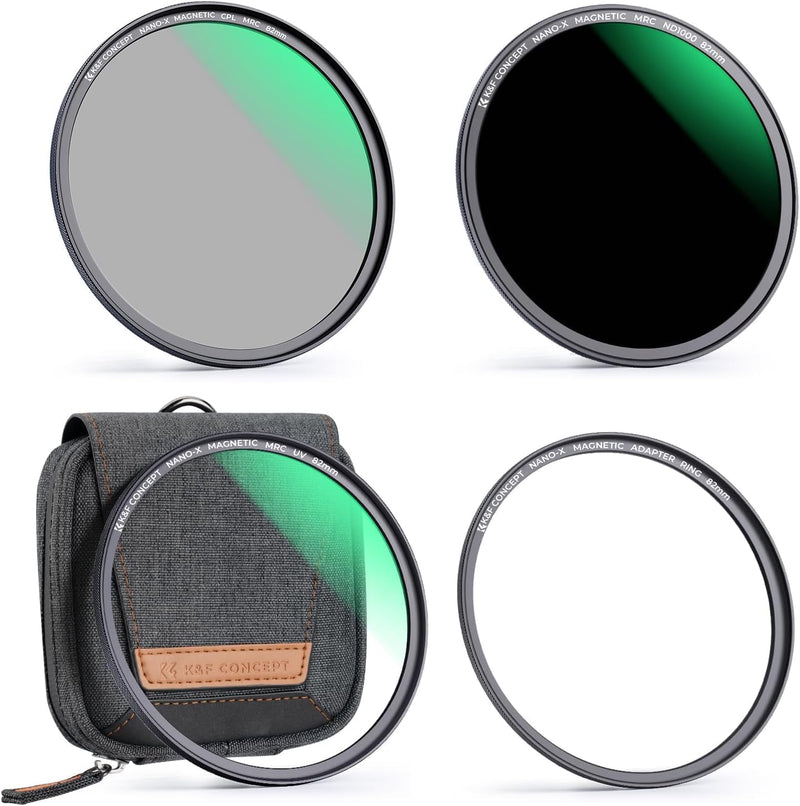 K&F Concept Magnetic Filter Set Nano X-Serie 58mm Magnetisches Schnellwechsel System Quick Swap Syst