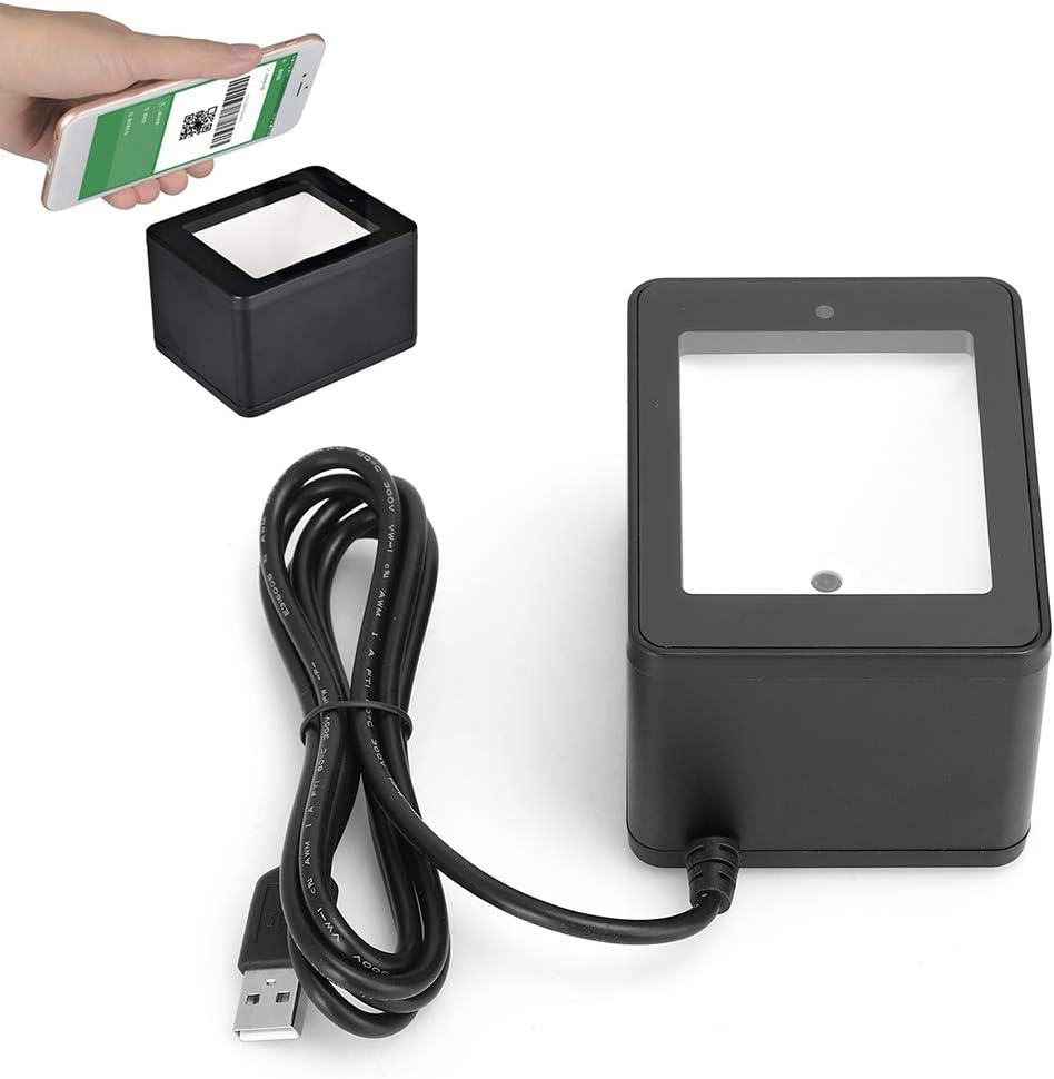 Barcode-Scanner, Desktop-Barcode-Scanner QR-Code-Scan-Plattform Supermarkt Mobile Payment YHD-9800 f