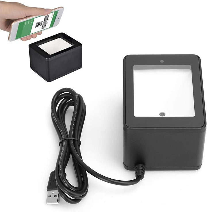 Barcode-Scanner, Desktop-Barcode-Scanner QR-Code-Scan-Plattform Supermarkt Mobile Payment YHD-9800 f