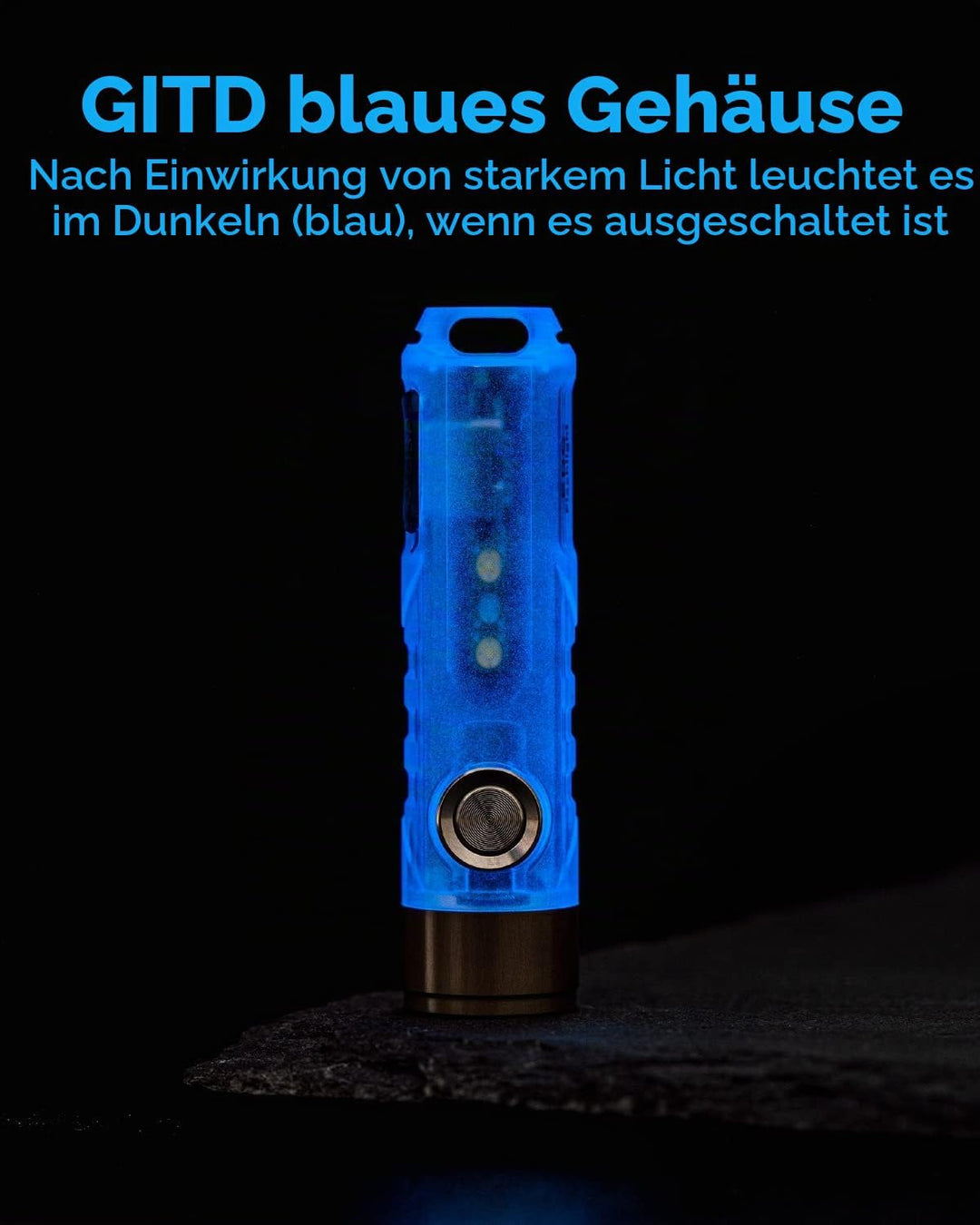 RovyVon Aurora A7 G4 7075 USB C wiederaufladbare Schlüsselanhänger Taschenlampen, 650 hohe Lumen kle