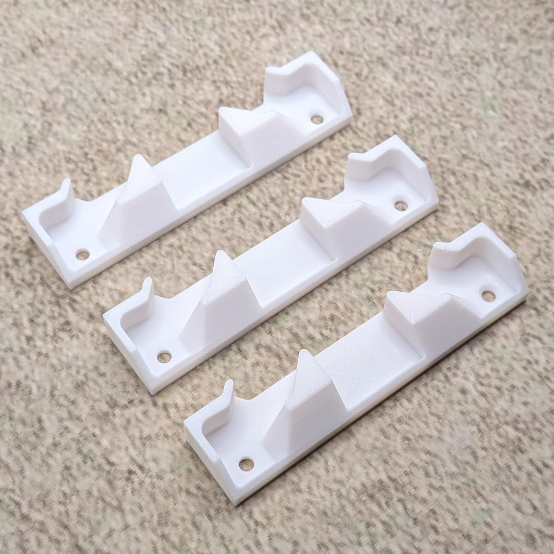 Ersatz Schliessblech 3-er Set Weiss Verschluss Dachfenster verstärkt kompatibel mit Velux 025116 T-G