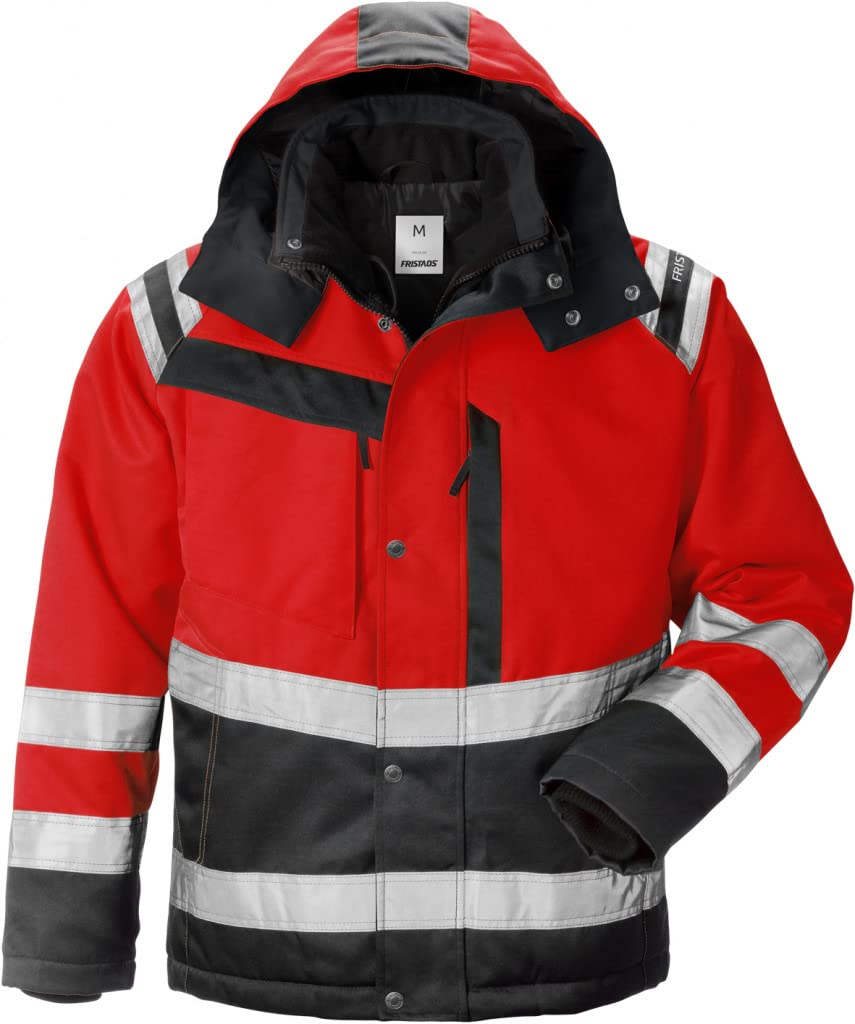 Fristads 119630 Kansas Workwear L Hi-vis Red/Black, L Hi-vis Red/Black