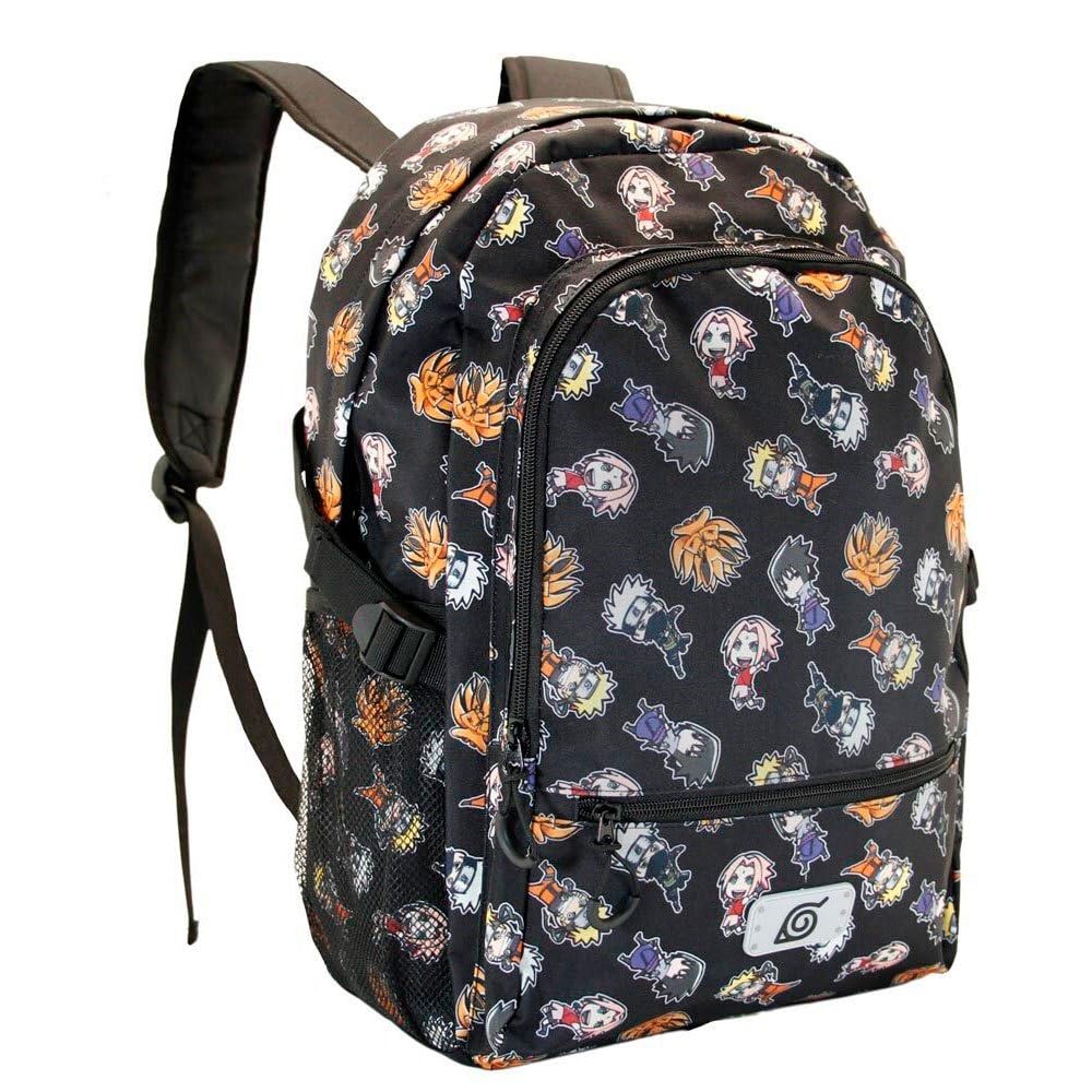 Naruto Wind-FAN HS Fight Rucksack, Schwarz