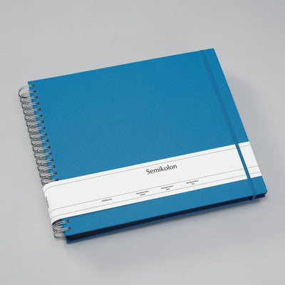 Semikolon 357553 Spiral Album Maxi Mucho – 34,5x30 cm – Fotoalbum, 90 Seiten schwarz, Fotobuch, azzu