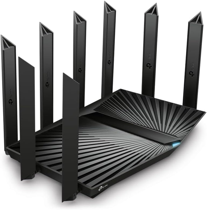 TP-Link Archer AX90 Wi-Fi 6 Gigabit Triband WLAN Router (4804 Mbit/s +1201Mbit/s 5 GHz, 574 Mbit/s 2