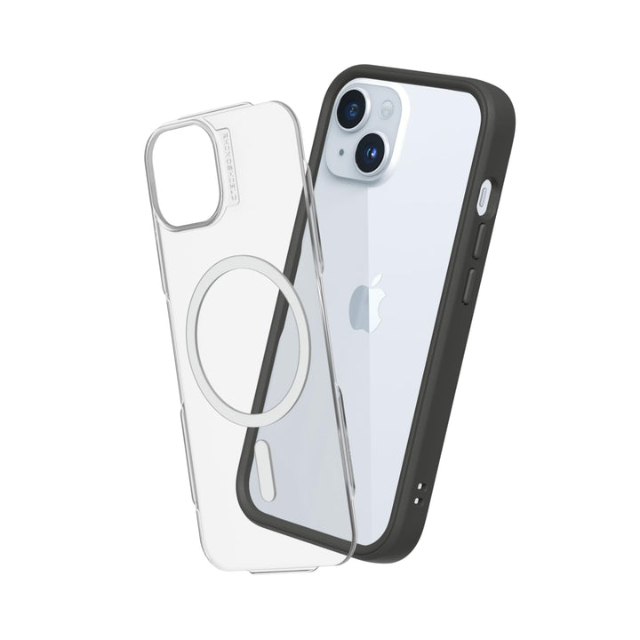 RhinoShield Mod NX Hülle für MagSafe für iPhone 15 | Starker Magnet, Bumper-Case mit Backplate, modu