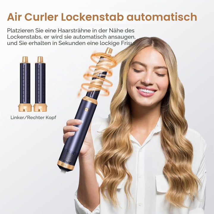 Hairstyler Air Styler Rundbürstenföhn Föhn Violett, Violett