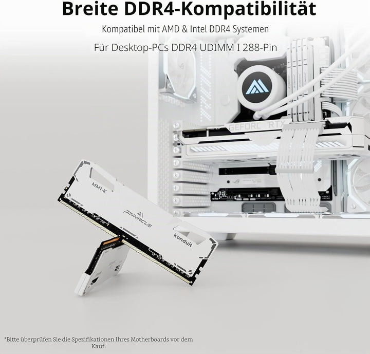 Timetec Pinnacle Konduit 8GB DDR4 XMP2.0 Overclocking 1,35 V Dual Rank kompatibel für AMD und Intel