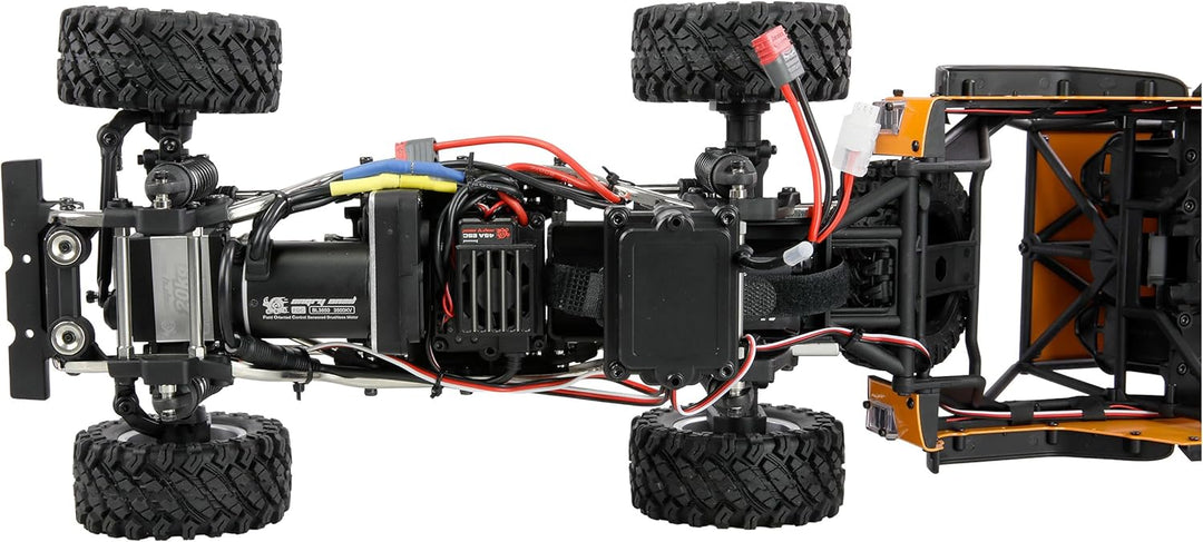 Amewi Hyper Go SC+ Scale Crawler Pro-Version brushless FOC 1:12 RTR gelb RC ferngesteuert