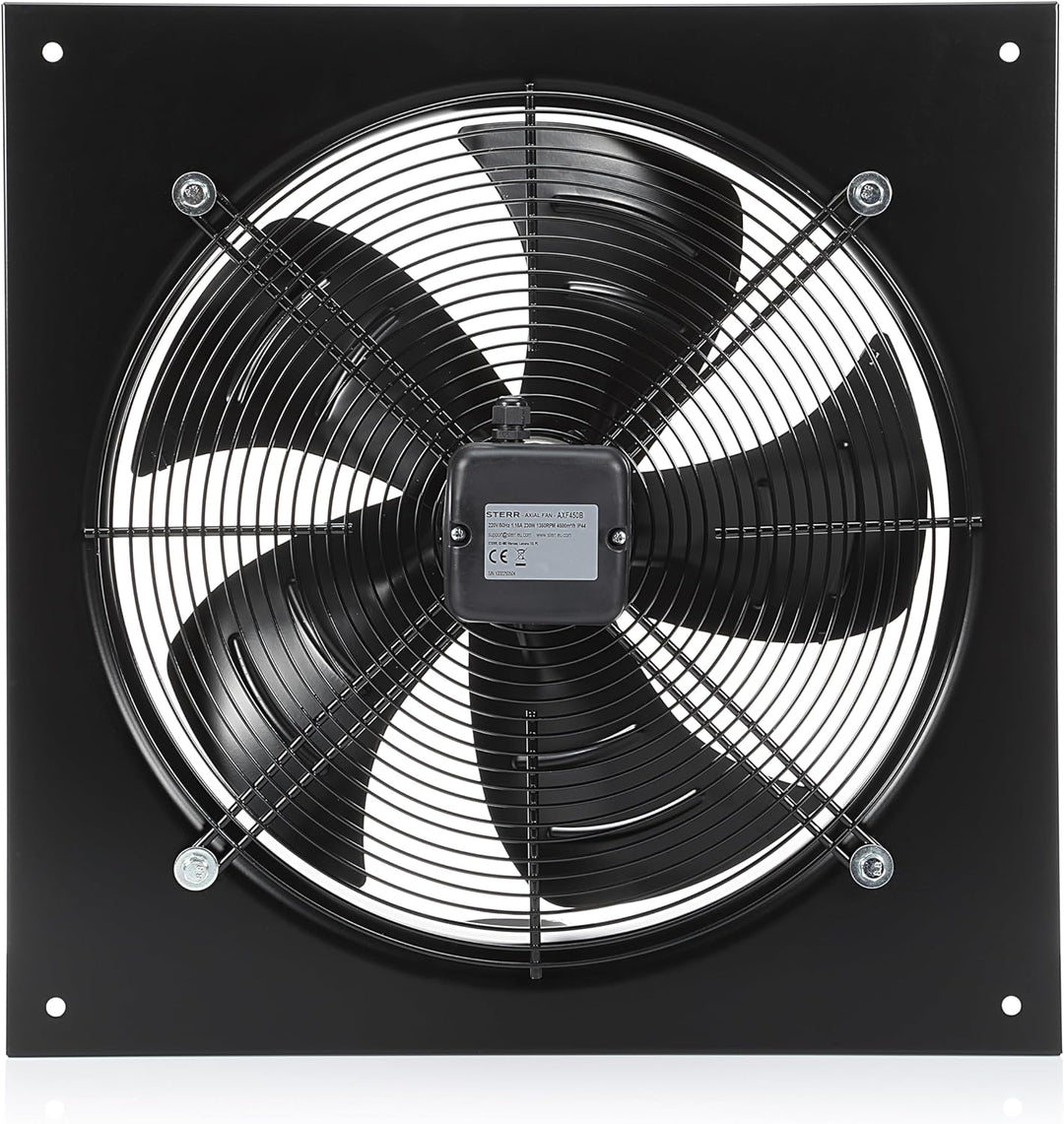 STERR Axialventilator 450 mm Industrieller Wandventilator – AXF450B 450 mm - AXF450B, 450 mm - AXF45