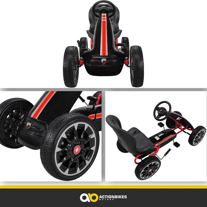 Actionbikes Motors GoKart FS Spider | 2-Rad Antrieb | Handbremse | Kettcar | Go Kart | Kinderauto |