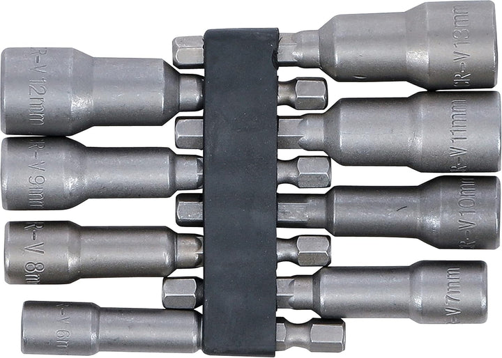BGS 2758 | Steckschlüssel-Einsatz-Satz Sechskant | Antrieb Aussensechskant 6,3 mm (1/4") | SW 6-13 m