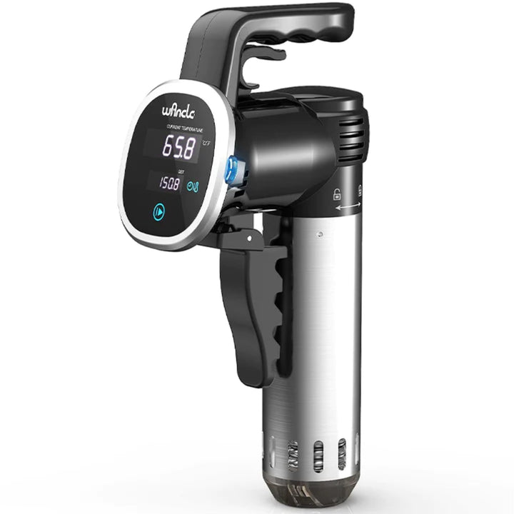 Lemodo Sous Vide Garer Stick 850W mit Touchscreen, Temperaturbereich 25–99 °C, Timer bis 99 Stunden,