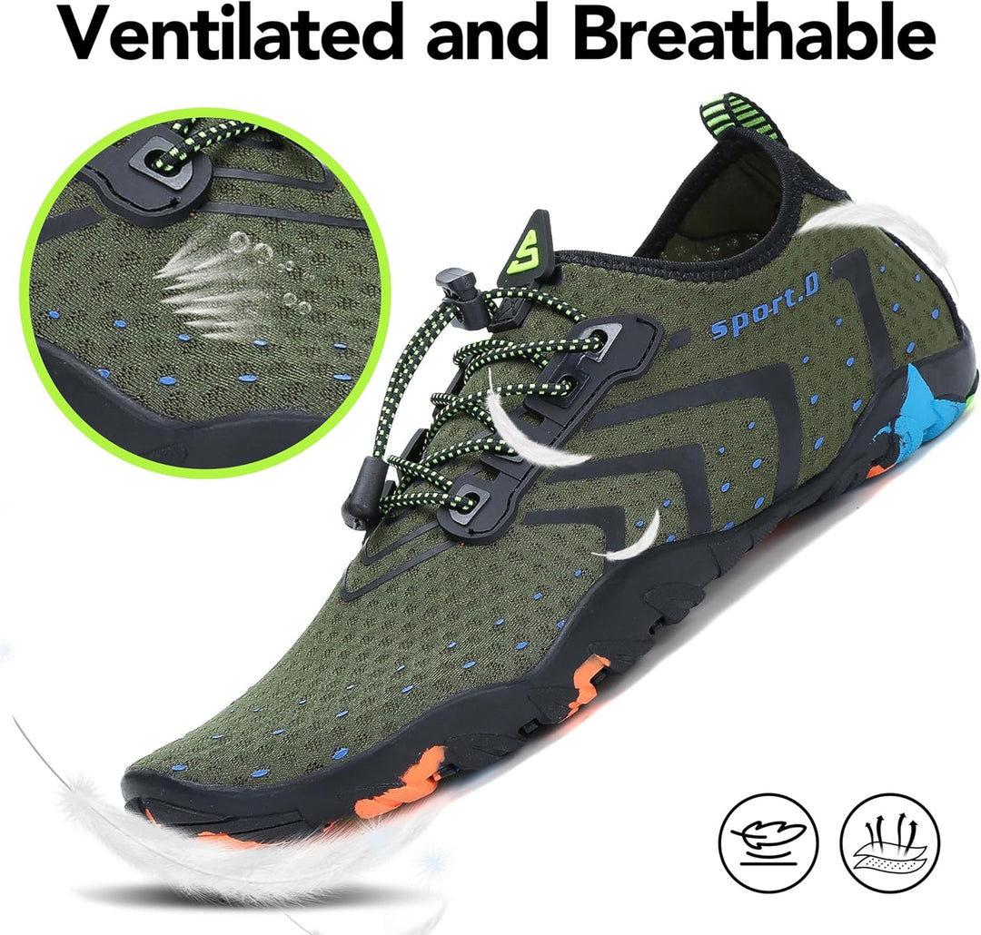 SAGUARO Badeschuhe Strandschuhe Aquaschuhe Wasserschuhe Surfschuhe Schwimmschuhe für Damen Herren Ki