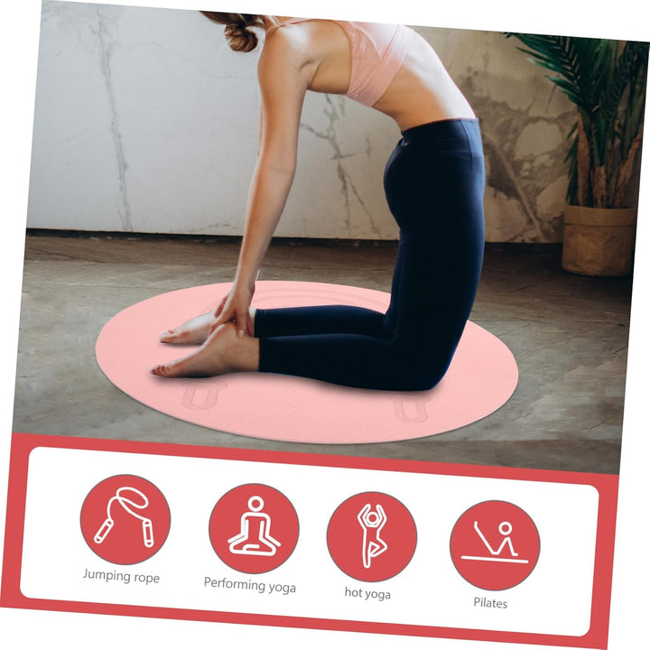 Zerodeko Tpe Seilspringmatte mit Stossdämpfender Funktion und Rutschfester Oberfläche Rosa Fitnessma