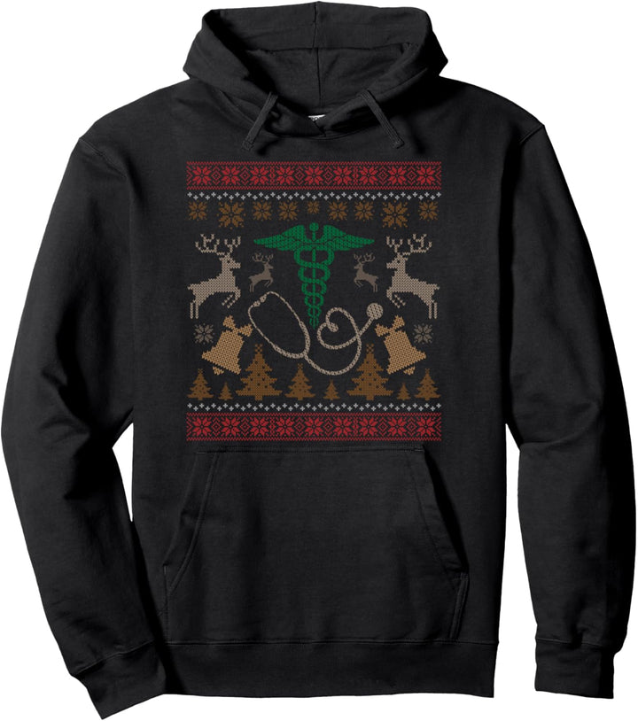 Krankenschwester Ärzte Krankenhaus Weihnachten Männer Frauen Pullover Hoodie